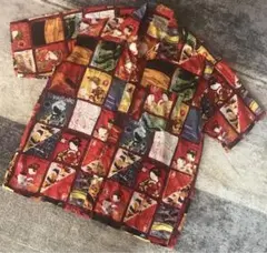 最高の和柄 超スペシャル 浮世絵 花札 KANSAI MAN アロハシャツ L