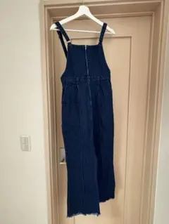 kastne デニムフレアサロペット