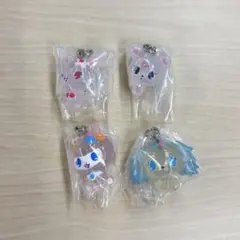 ジュエルペット ガチャめじるしアクセサリー　ルビー　サフィー　ラブラ　エンジェラ