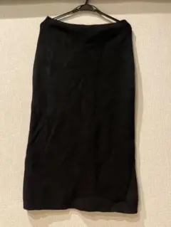 ZARA ニットタイトスカート ブラックのサムネイル