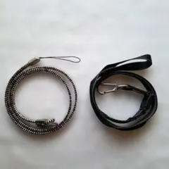 ネック＆ショルダーストラップ ファスナー＆脱着式２本セット 【ヴィンテージ】