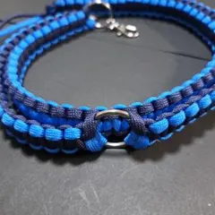 #73 パラコード　スマホショルダーストラップ　ブルー系