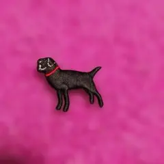 26919❤黒ゴールデンリトリバー好き·͜· ꕤ︎︎新品 アイロン接着ワッペン