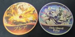 【スタレ】まねきねこ CD風箔押しコースター 2種セット