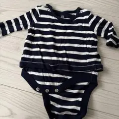 Baby Gap ストライプロンパース 0-3ヶ月