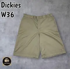 ディッキーズDickiesルーズフィットマルチポケットワークハーフパンツW36のサムネイル