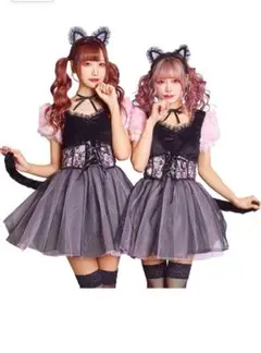 ハロウィン　コスプレ　猫