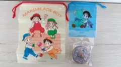 りぼん× スリコ ママレード•ボーイ 缶入りステッカー、ストックバッグ（完売商品