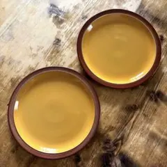 英国製　DENBY　プレート　皿　食器　2枚セットのサムネイル
