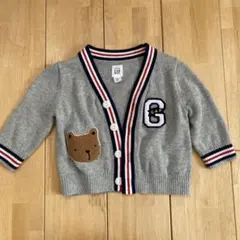 baby GAP グレー カーディガン 3-6ヶ月
