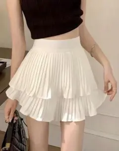 SHEIN プリーツフリルスカート