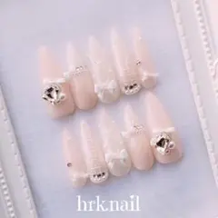 ˚*.꒰ NO.2 現品 ꒱.*˚ 即購入⭕ ワンホン 韓国 スナ系 ネイル