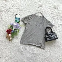 ガリャルダガランテ 半袖Tシャツ Vネック F コットン100 カジュアル 夏のサムネイル