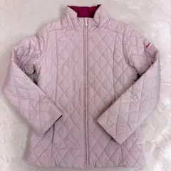 【美品】NIKE ジャンバー キルティング ピンク Sサイズ 中綿 紫 裏起毛のサムネイル