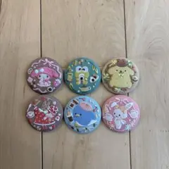 サンリオ 刺繍缶バッジ 6個セット♡