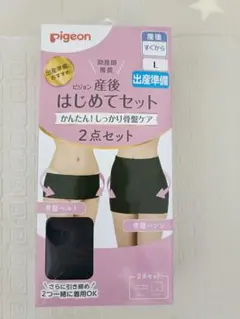 新品 pigeon 産後はじめてセット 2点セット Lサイズのサムネイル