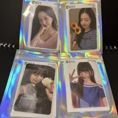 IVE ウォニョン　secret 中国QQmusic 限定トレカ　4枚セット