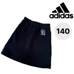 【140】adidas アディダス スエットスカート　ブラックのサムネイル