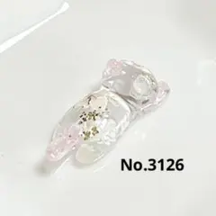 No.3389/うさぎ 紫外線で色が変わるハンドメイドパーツ チャーム