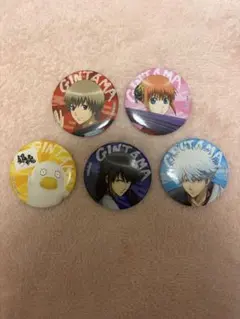 銀魂キャラクター缶バッジ5個セット