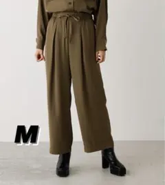 【新品】アズールバイマウジー　ルーズストレートパンツ　M