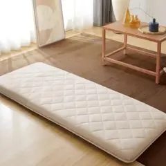 長座布団 68×180cm ごろ寝マット 軽量 三層構造 ベージュ