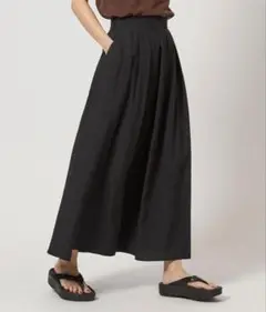 新品　グリーンレーベルリラクシング　フレア スカート -撥水-