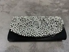 パールビーズ装飾 パーティーバッグ