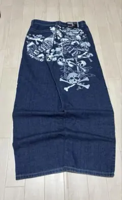SOUTHPOLE グレータブ w36 グレーデニム 刺繍 sk8 B-BOY - メルカリ
