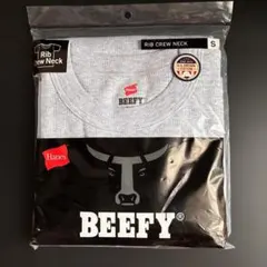 Hanes ヘインズ BEEFY-T ビーフィー リブクルーネック Tシャツ S