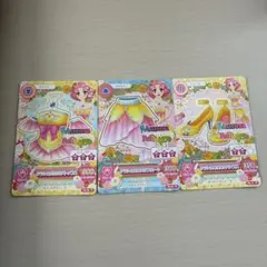 アイカツカード　キュート　北大路さくら　３枚セット