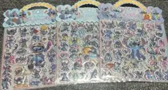 ステッチ　ステッカー　2枚綴り　　3セット