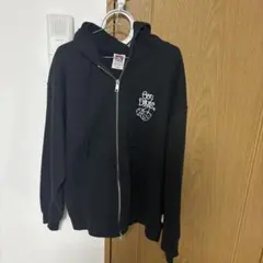 BEN DAVIS ブラック ジップアップパーカー L