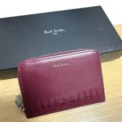新品箱付き【ポールスミス】レザー フラワープリント 6連キーケース ピンクレッド 新品箱付き【ポールスミス】レザー フラワープリント 6連キーケース