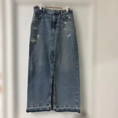 ZARA デニムロングスカート サイズ26