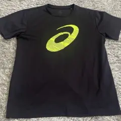 アシックス 黒 Tシャツ