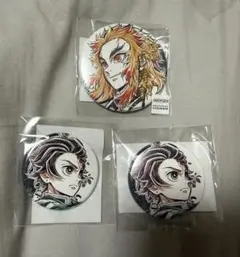 鬼滅の刃 箔押し缶バッジ 煉獄杏寿郎 竈門炭治郎 栗花落カナヲ - メルカリ