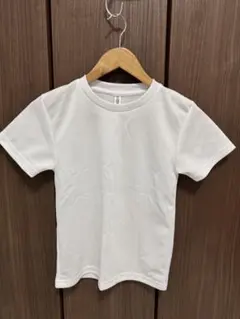 【即発送可】無地Tシャツ（白）【120cm】