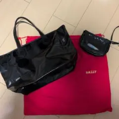 美品　BALLY バリー ハンドバッグ トートバッグ　ポーチ付き