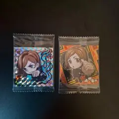 呪術廻戦ウエハース　２枚　釘崎野薔薇　呪術廻戦ディフォルメシール　呪術廻戦シール