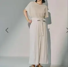 レプシィム　リネンブレンドラップスカート