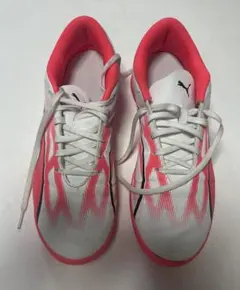 PUMA サッカーシューズ トレーニングシューズ ホワイト レッドのサムネイル