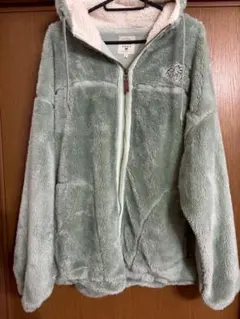 【美品】ビラボン BILLABONG フリースジャケット L ミントグリーン