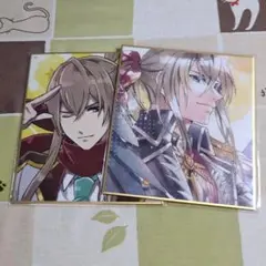 白猫プロジェクト ガレア ミニ色紙 2点