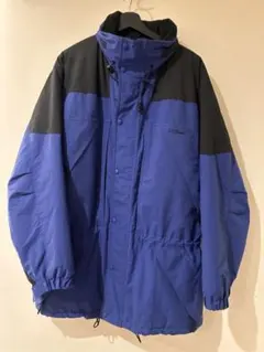 L.L.Bean マウンテンパーカー Lサイズ 青黒　中綿入り