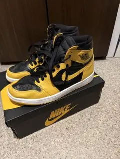 値下げ不可　ナイキ エアジョーダン1 レトロ ハイ OG パラン 黄