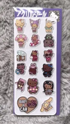 【日焼けキティ】アクリルシール