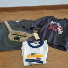 長袖カットソーとトレーナー2点セット