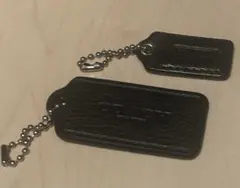 コーチチャーム レーザーブラック2点セット