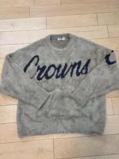 ロデオクラウンズ　ニット　シャギー　ブラウン